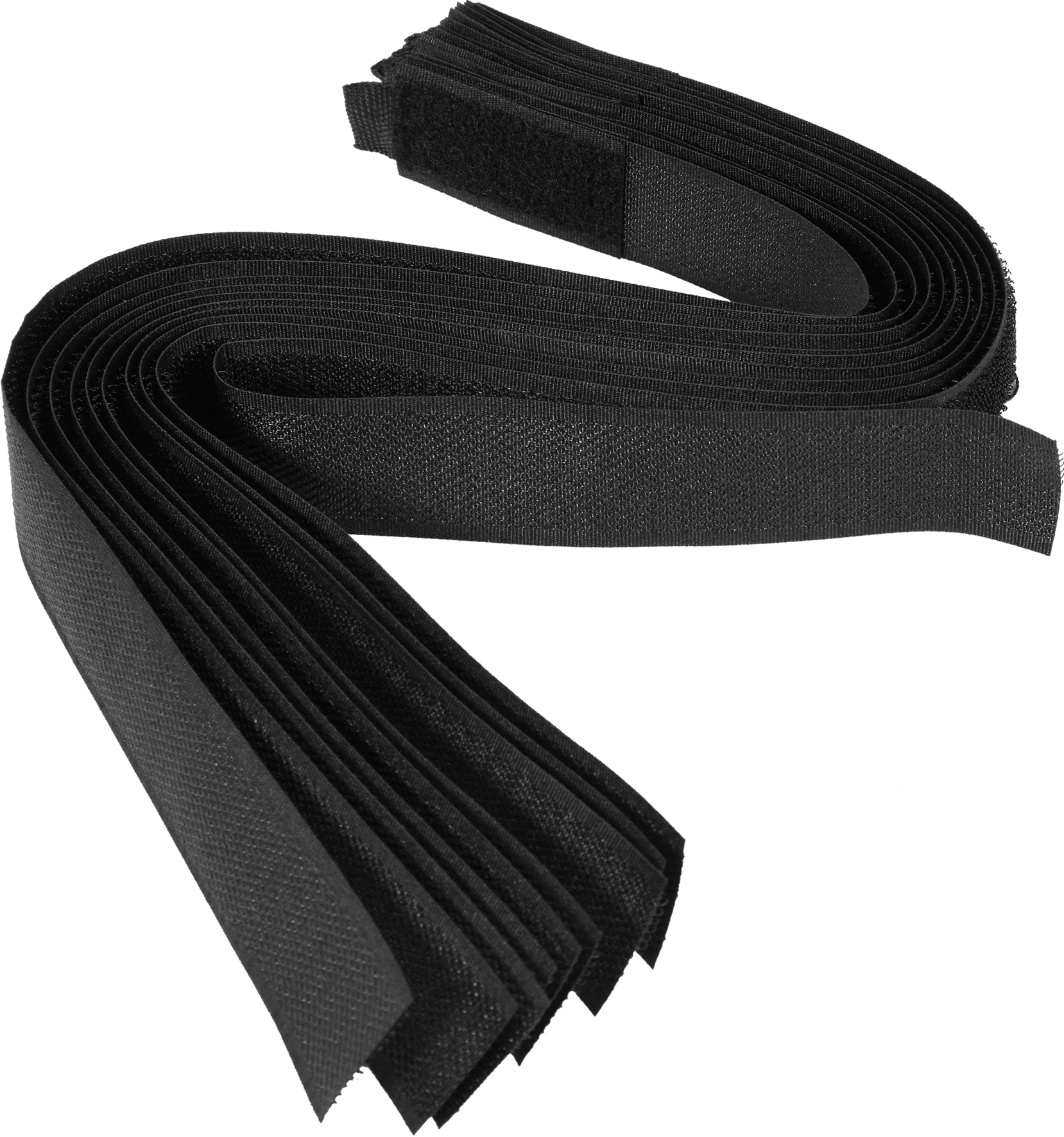 Velcro kabeļu saites | melns | 450 mm / 10 gab. (73855)