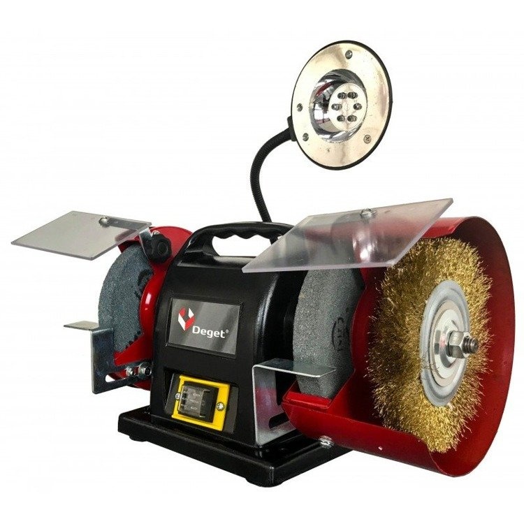 Stenda dzirnaviņas 350W | 150 mm x 2 + suka (BG815)