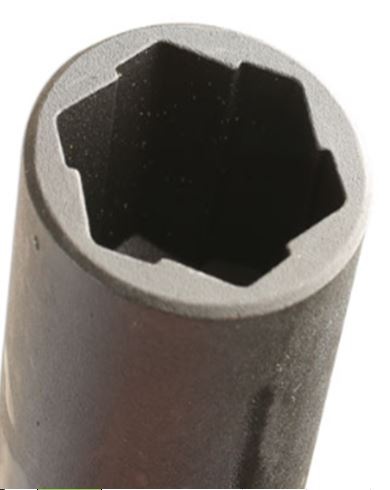 19mm 1/2 “Dr. bojāts riteņa uzgriežņu noņēmējs (EH2400-19)