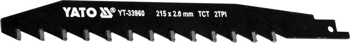 Zāģis slīdošam slīpzāģim | briketēm / betonam | 215 mm (YT-33960)