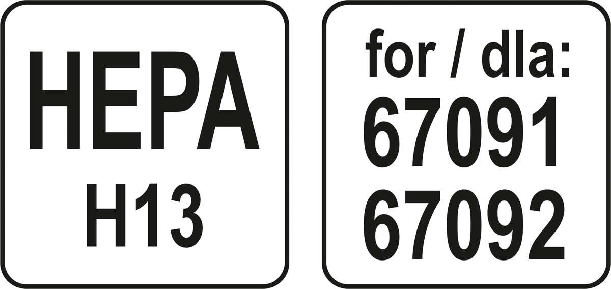 HEPA H13 filtrs putekļsūcējam 67091, 67092 (67094) - Image 9