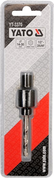 Turētājs urbjiem 14-30 mm, 1/2″, HEX uzgaļi (YT-3370)