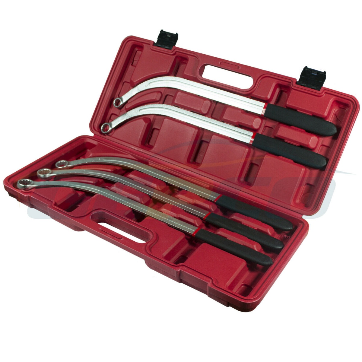 Saliektu atslēgu komplekts, skriemeļu spriegotāji | 13/15/16/17/19 mm (SK1764)