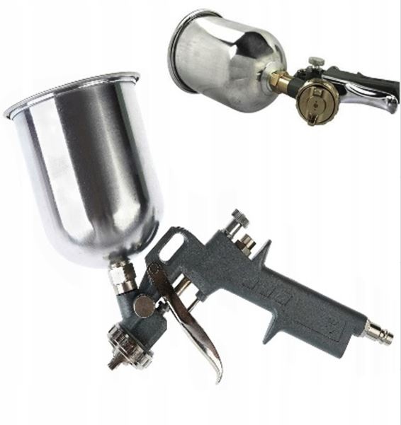 Smidzināšanas pistole | alumīnija tvertne | 600 cm³ | Ø 1,5 mm (162A1)