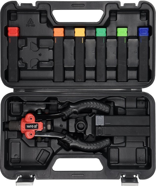 Kniežu pistole vītņotām un vienkāršām kniedēm | 3 in 1 (YT-36091)