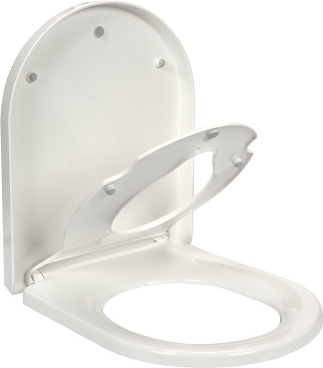 Tualetes sēdeklis ar mīkstās aizvēršanas mehānismu | Divi vienā (75472)