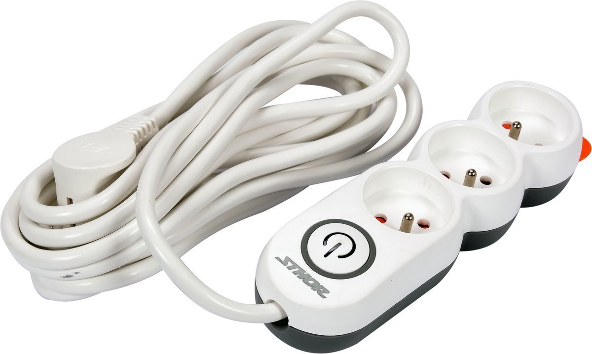 Elektrības pagarinātājs | 3 kontaktligzdas | 1,5 mm2 | 5 m (72352)