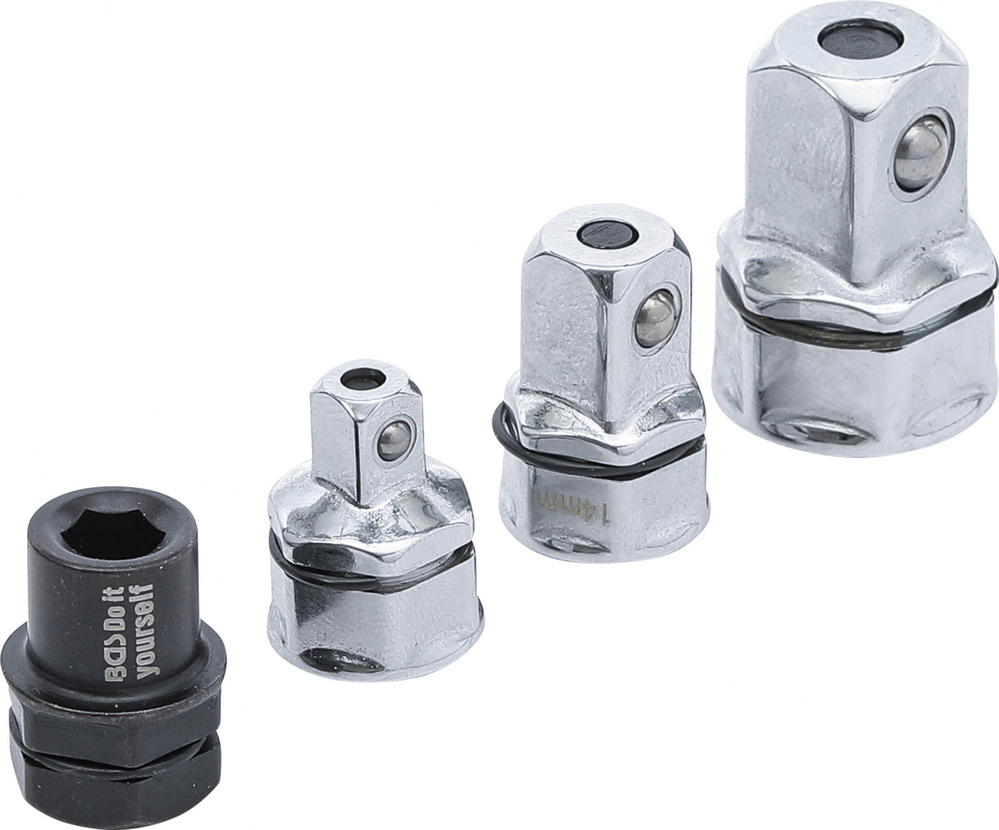 Adaptera komplekts sprūdra uzgriežņu atslēgām | 4 gab. (98210)