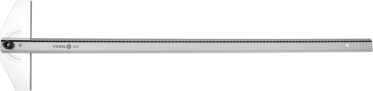 Alumīnija leņķis | regulējams | T tips | 1000 mm (18357)