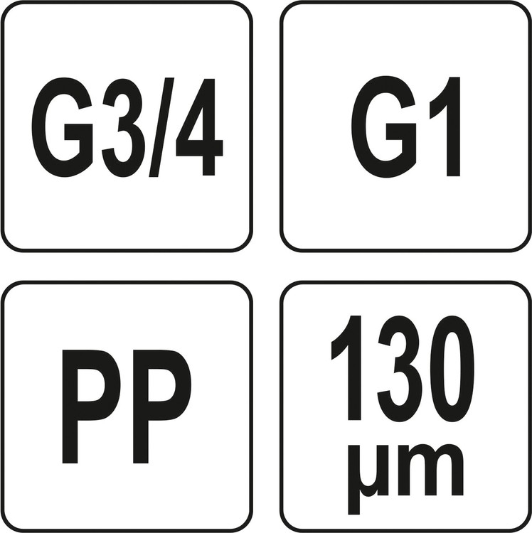 Rezerves kārtridžs Y tipa ūdens filtram | 3/4" un 1" (88938) - Image 6