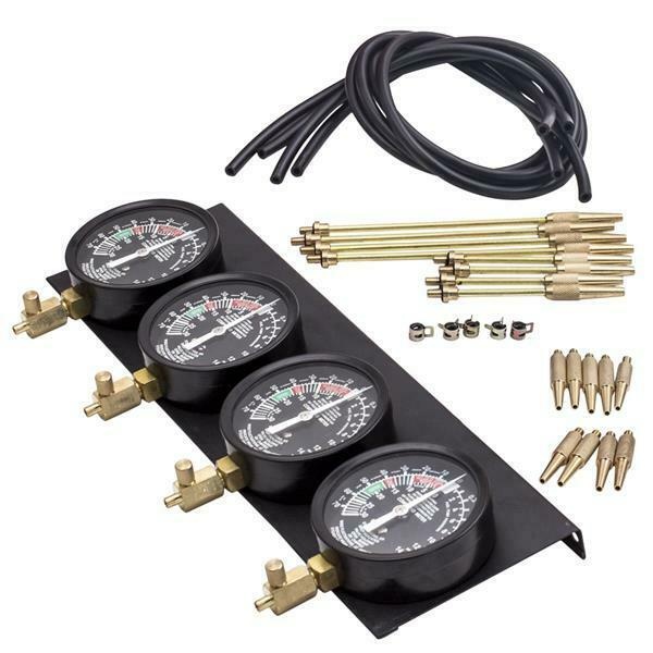 Karburatora sinhronizācijas testeris | ar 4 manometriem | 29 gab. (H62000) - Image 9