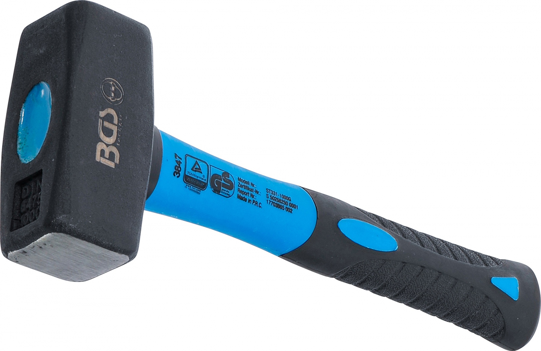 Āmurs ar stikla šķiedras rokturi | DIN 6475 | 1000 g (3847)