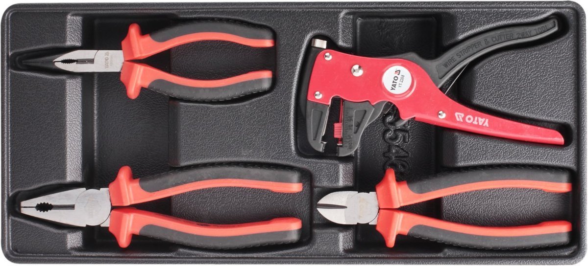 Instrumentu komplekts uz VDE knaibles komplektu | 4 gab. (YT-55464)