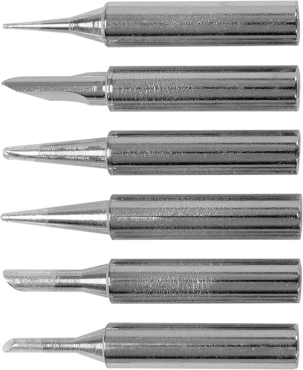 Lodēšanas uzgaļu komplekts | tips 900M | populārākās formas | 6 gab. (YT-82525)