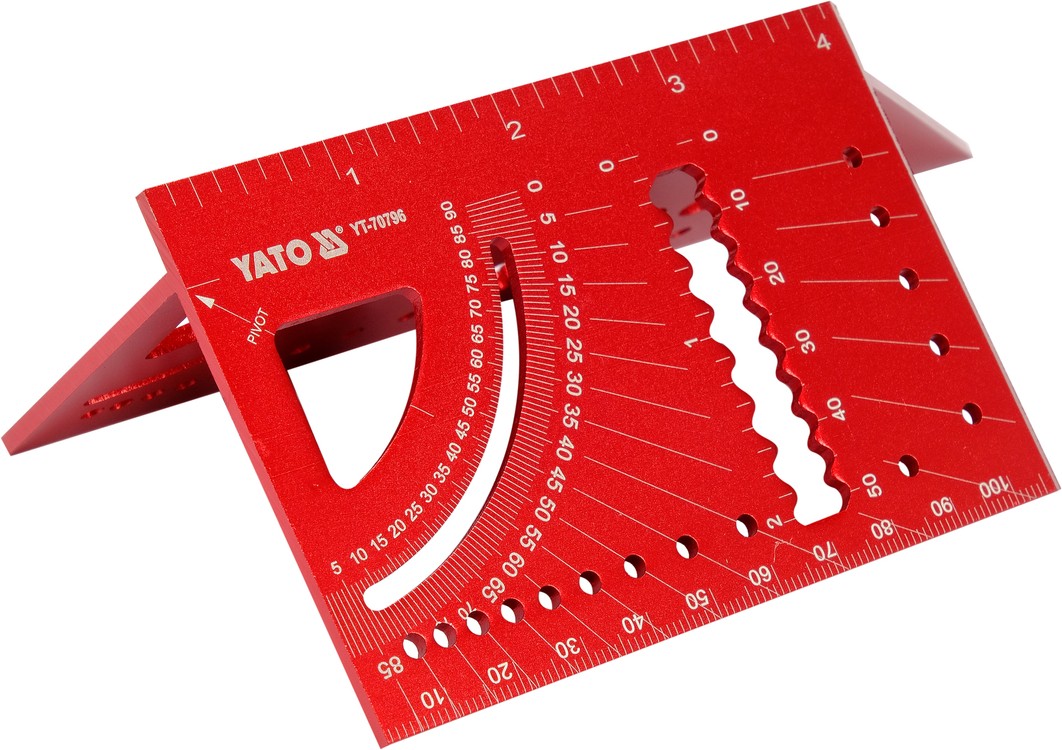 Japāņu stūrītis | alumīnijs | 45/90° 3D (YT-70796)