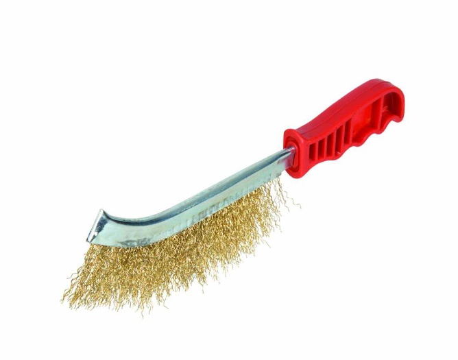 Tērauda suka, pārklāta ar misiņu (ESEN-7265)