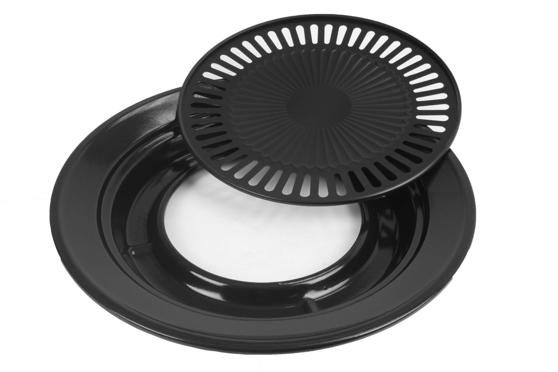 bez dūmu tērauda BBQ PAN (H80521-1)