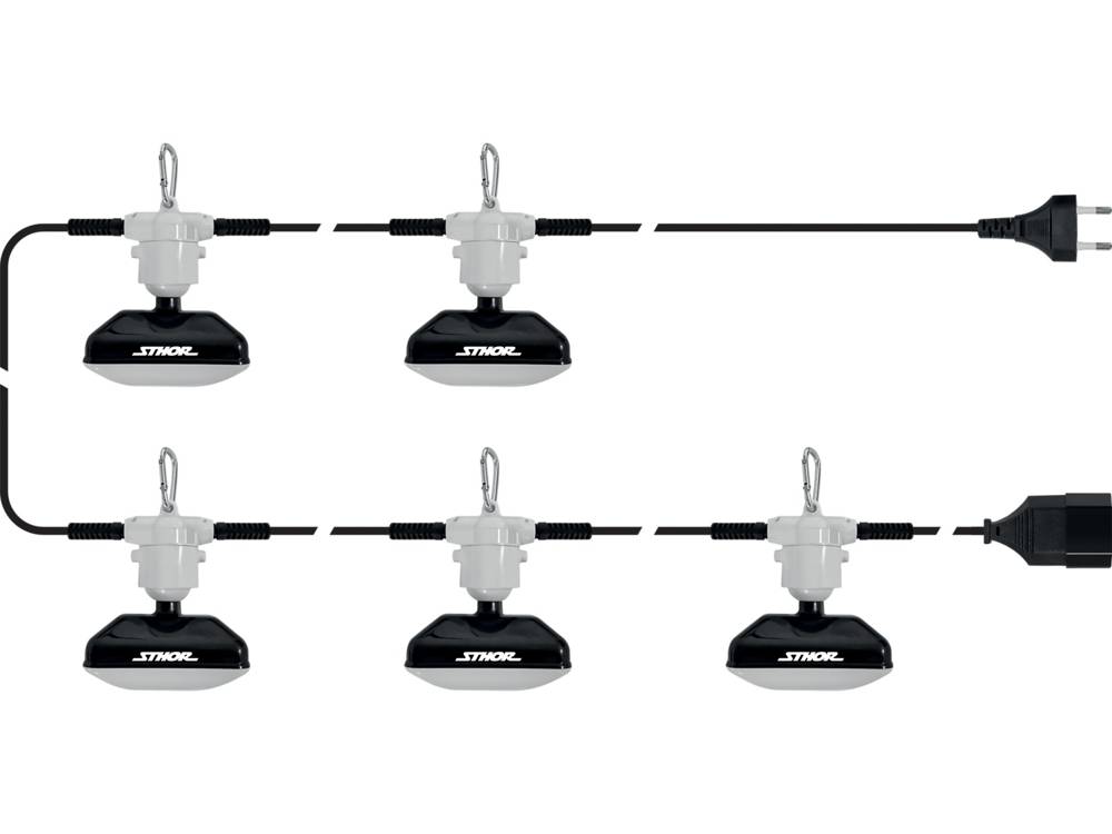 Lampu prožektoru komplekts | 5 x 900 LM, 15,4 m (82863)