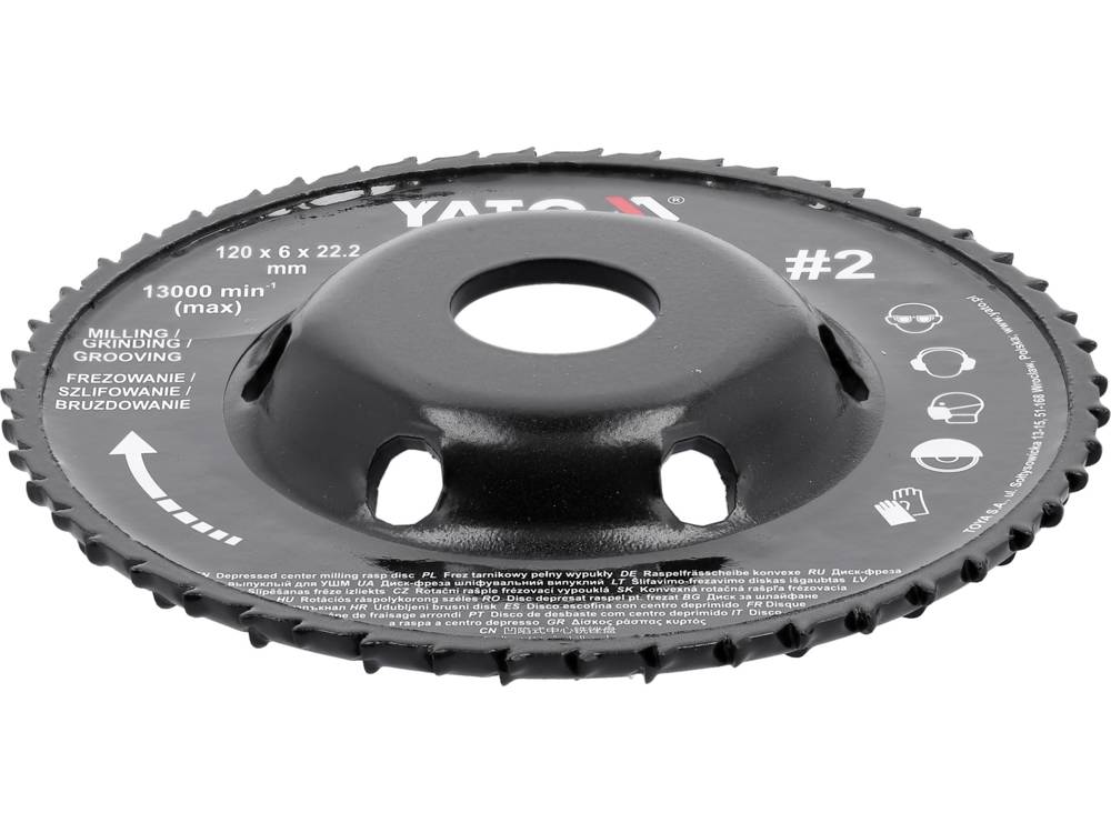 Disks / maršrutētājs kokam | 120X6 Nr. 2 (YT-59181)