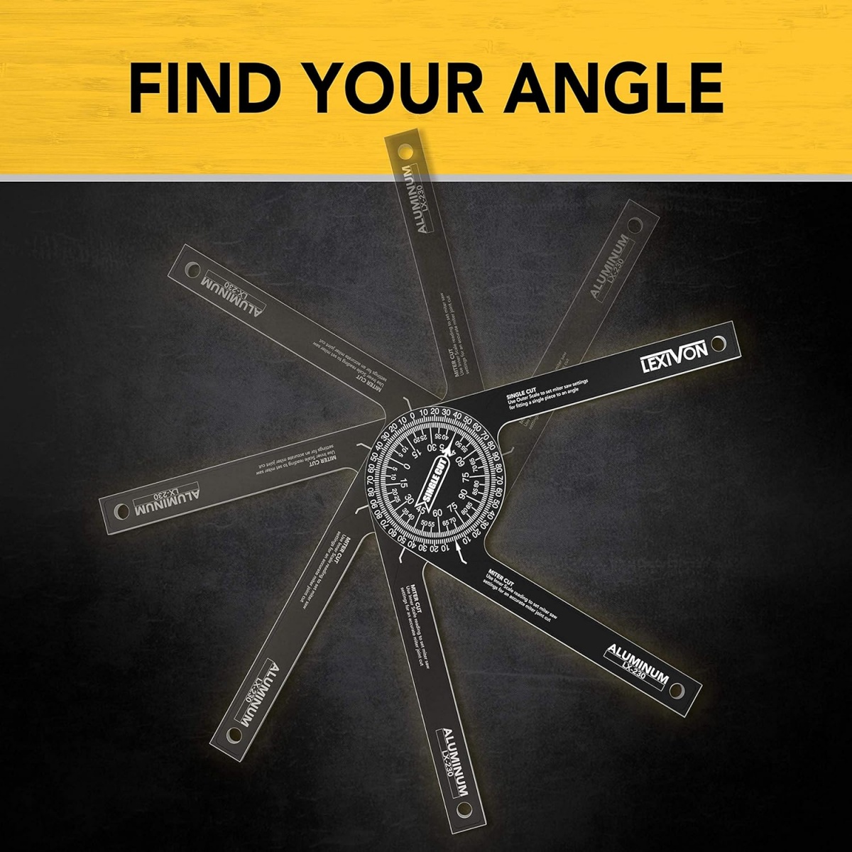 7 collu alumīnija mitrzāģa mērītājs (MSP7) - Image 9