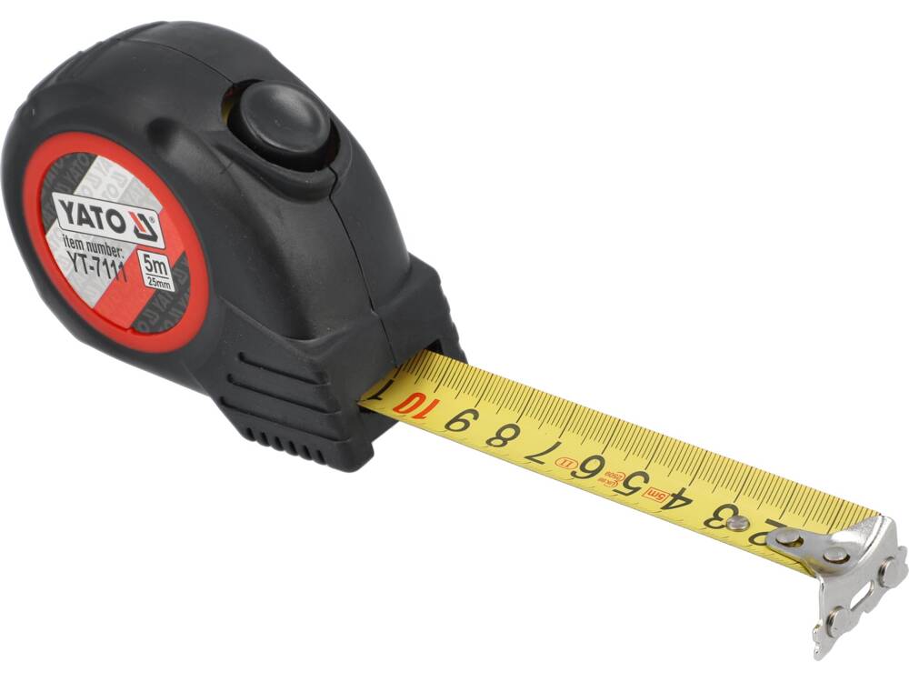 Rulete ar magnētu | 5 m x 25 mm (YT-7111)