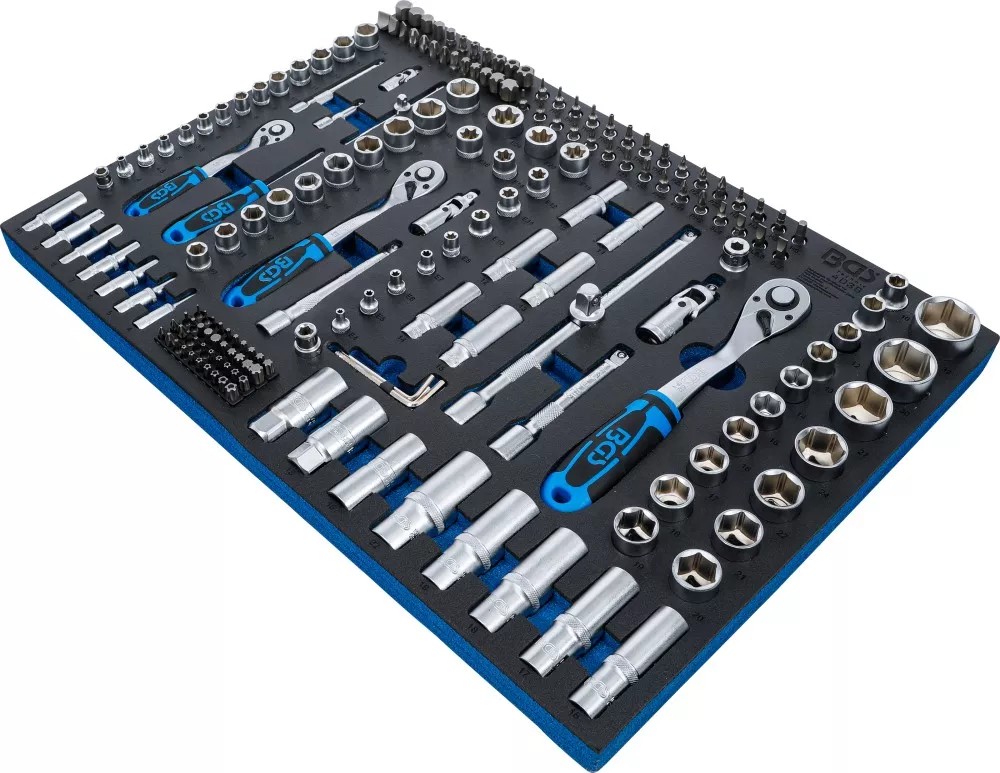 Instrumentu korpuss 3/3: uzgaļu komplekts | 6,3 mm (1/4 collas) / 10 mm (3/8 collas) / 12,5 mm (1/2 collas) | 192 gab. (4036)