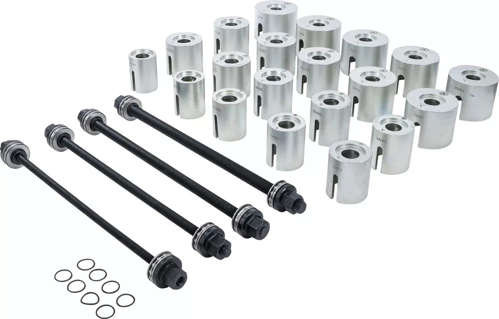 Kluso bloku presēšanas komplekts | ar 4 skrūvēm | 24 gab. (67305)