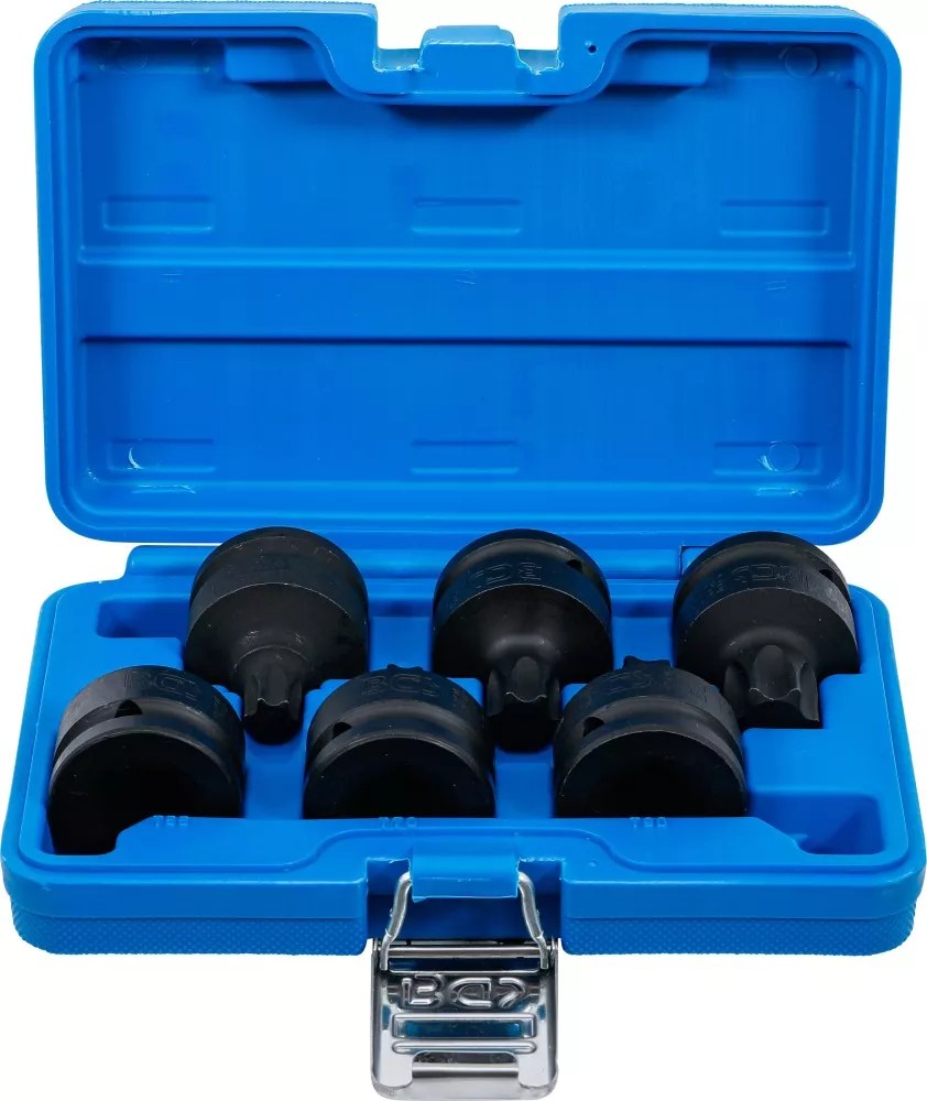 Trieciena uzgaļu komplekts | 20 mm (3/4 collas) | T-Star (Torx) T55 — T100 (5055)