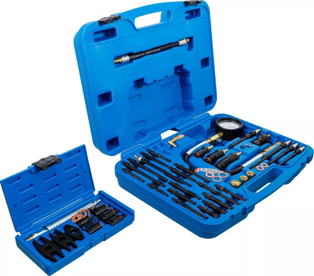 Dīzeļa un benzīna dzinēja kompresijas pārbaudes komplekts (8400)