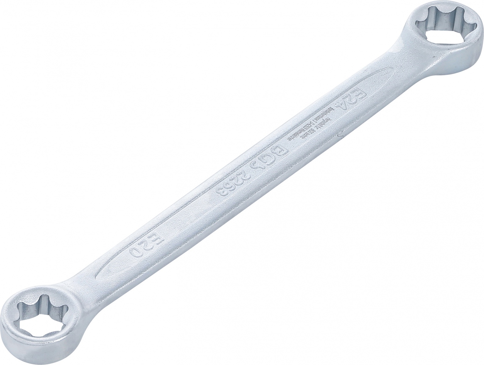 Dubultgriežu uzgriežņu atslēga E-veida ligzdām | E20xE24 (2263)