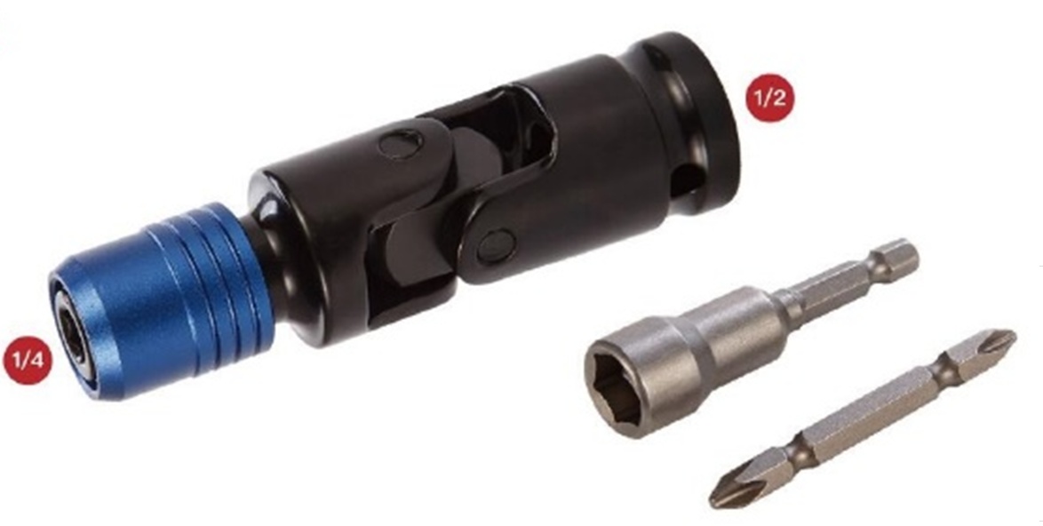 Universālais savienojuma adapteris no 1/2″ līdz 1/4″ (UJ2A)