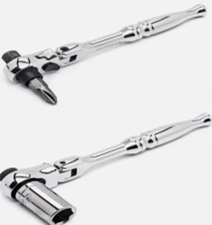 1/4 '' kombinēts mini elastīgas galvas ātrās atbrīvošanas sprūdrats (FQR14) - Image 3