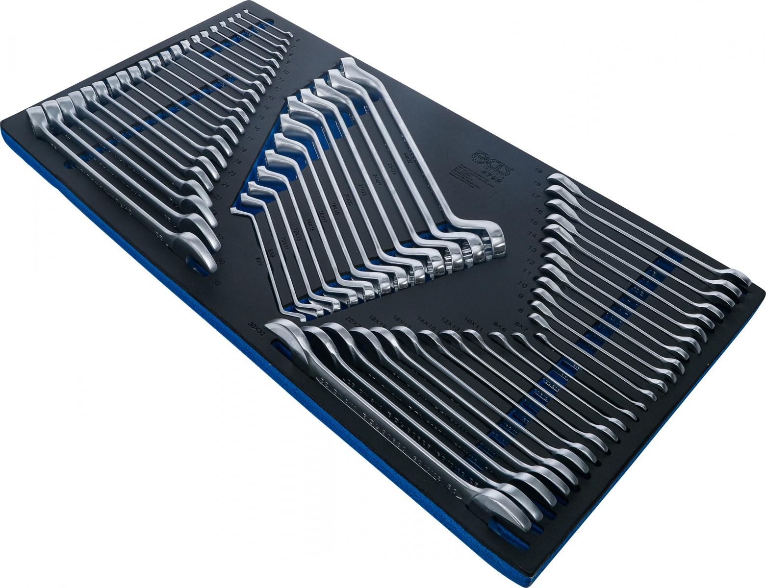 Instrumentu paliktnis XL: kombinētā atslēga / dubultā gredzena atslēga / dubultā atvērtā gala atslēgas un sprūdra kombinēto uzgriežņu atslēgu komplekts | 57 gab. (4792)