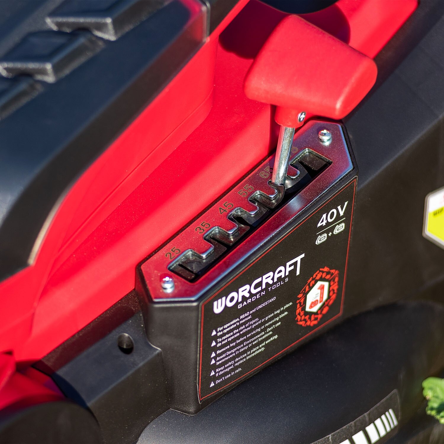 Li-ion Akumulatora bezsuku zāles pļāvējs 40V (20V + 20V) - Image 18