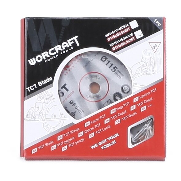 Li-ion akumulatora ripzāģis CMCS-S20LiB disks 9.5 x 115 mm 36T (rezerves daļa)