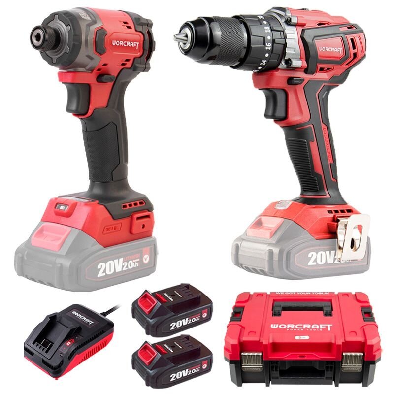 Litija jonu trieciena akumulatora driilu un triecienskrūvgriežu komplekts (BMC) - Image 3