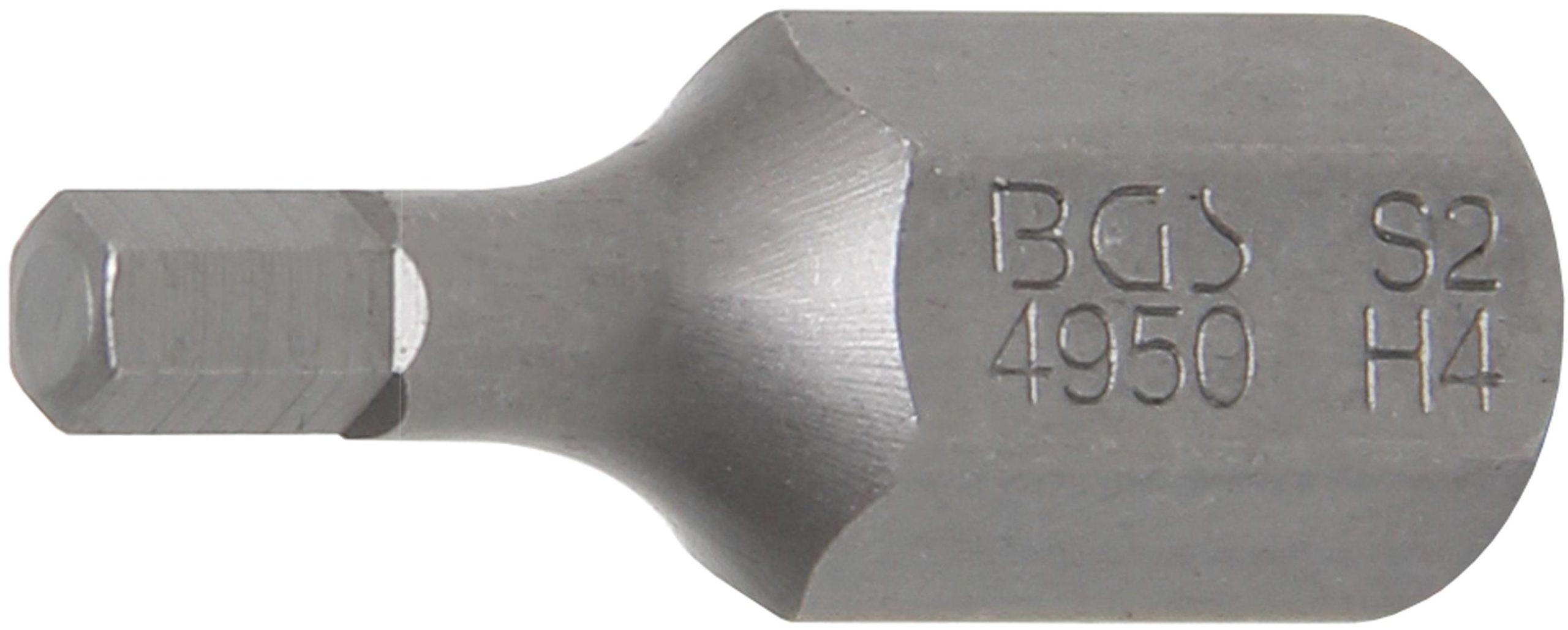 Sprausla | garums 30 mm | 10 mm (3/8 collas) biezs | Sešstūris 4 mm (4950)