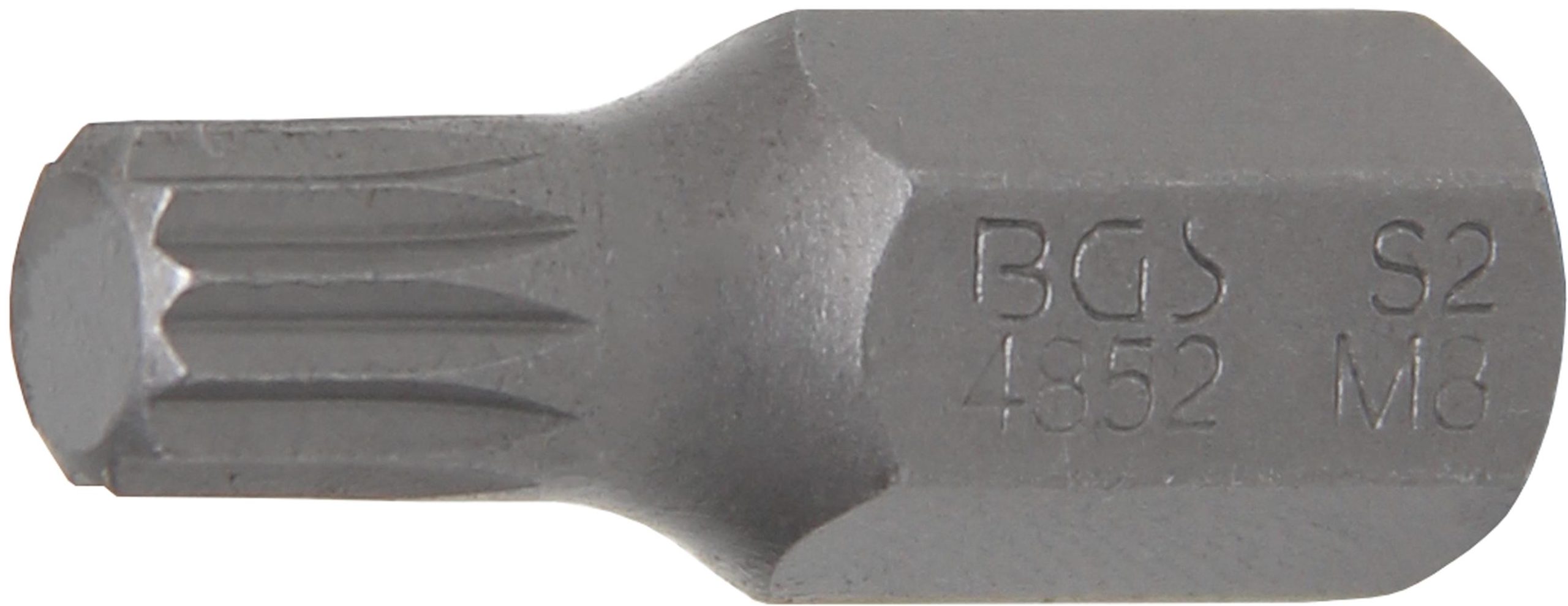 Sprausla | garums 30 mm | 10 mm (3/8 collas) biezs | Spline (XZN) | M8 (4852)