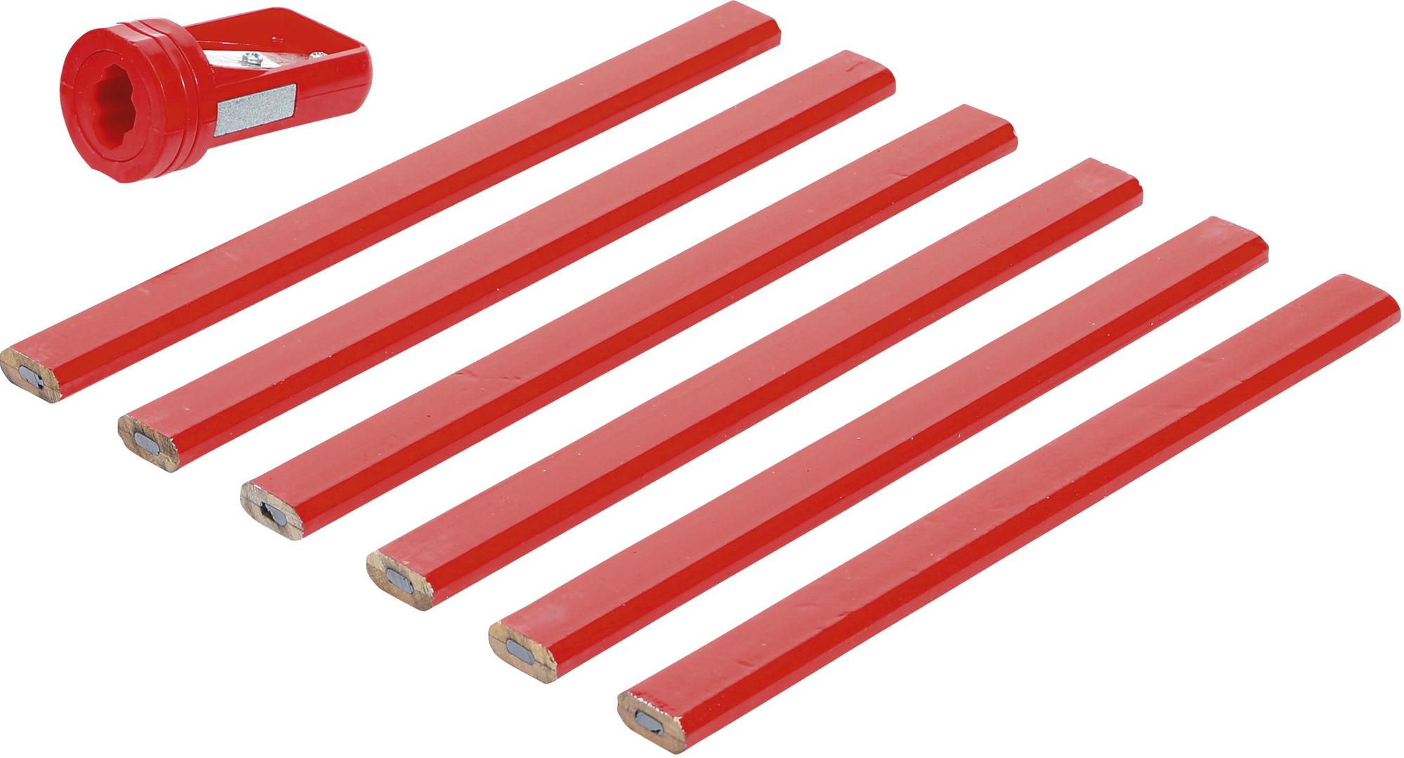 Galdnieka zīmuļi | 175 mm | ar asināmo | 7 gab. (85853)