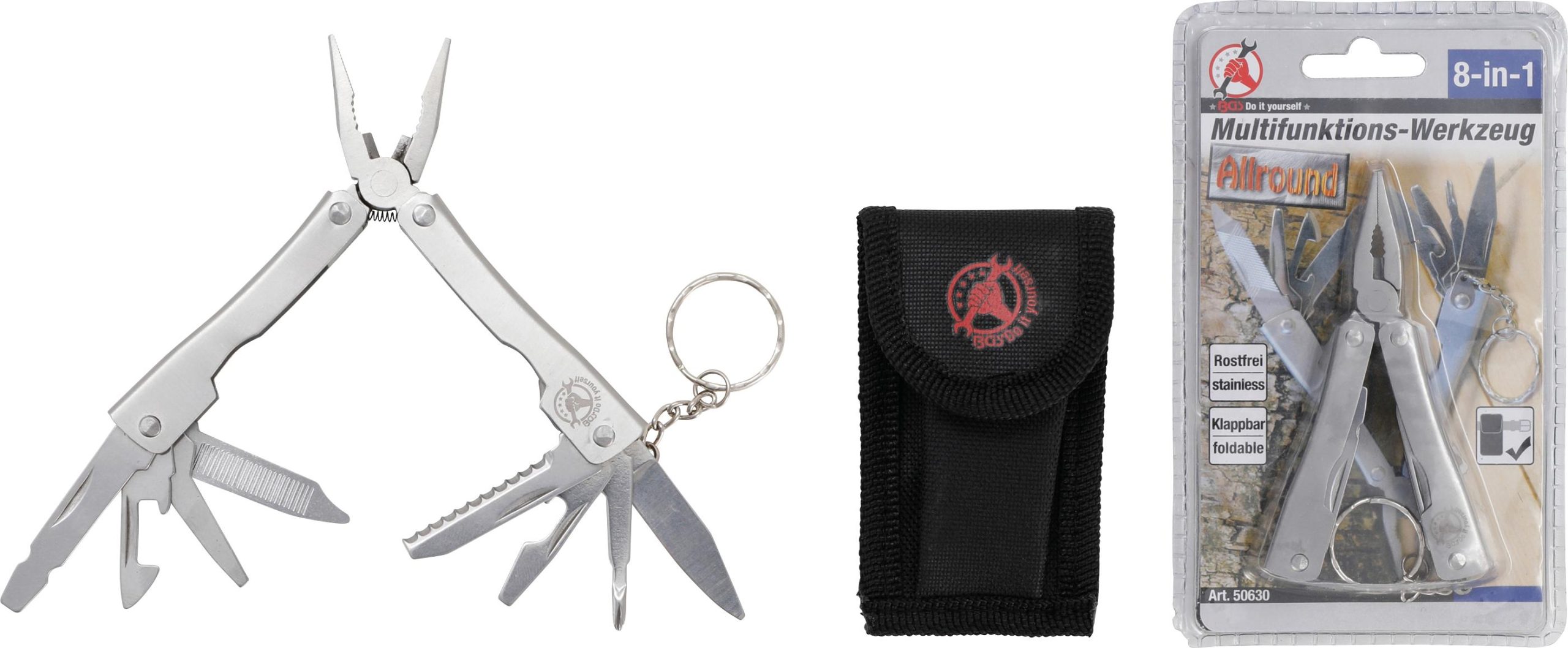 Daudzfunkcionāls kabatas instruments | 8-in-1 (50630)