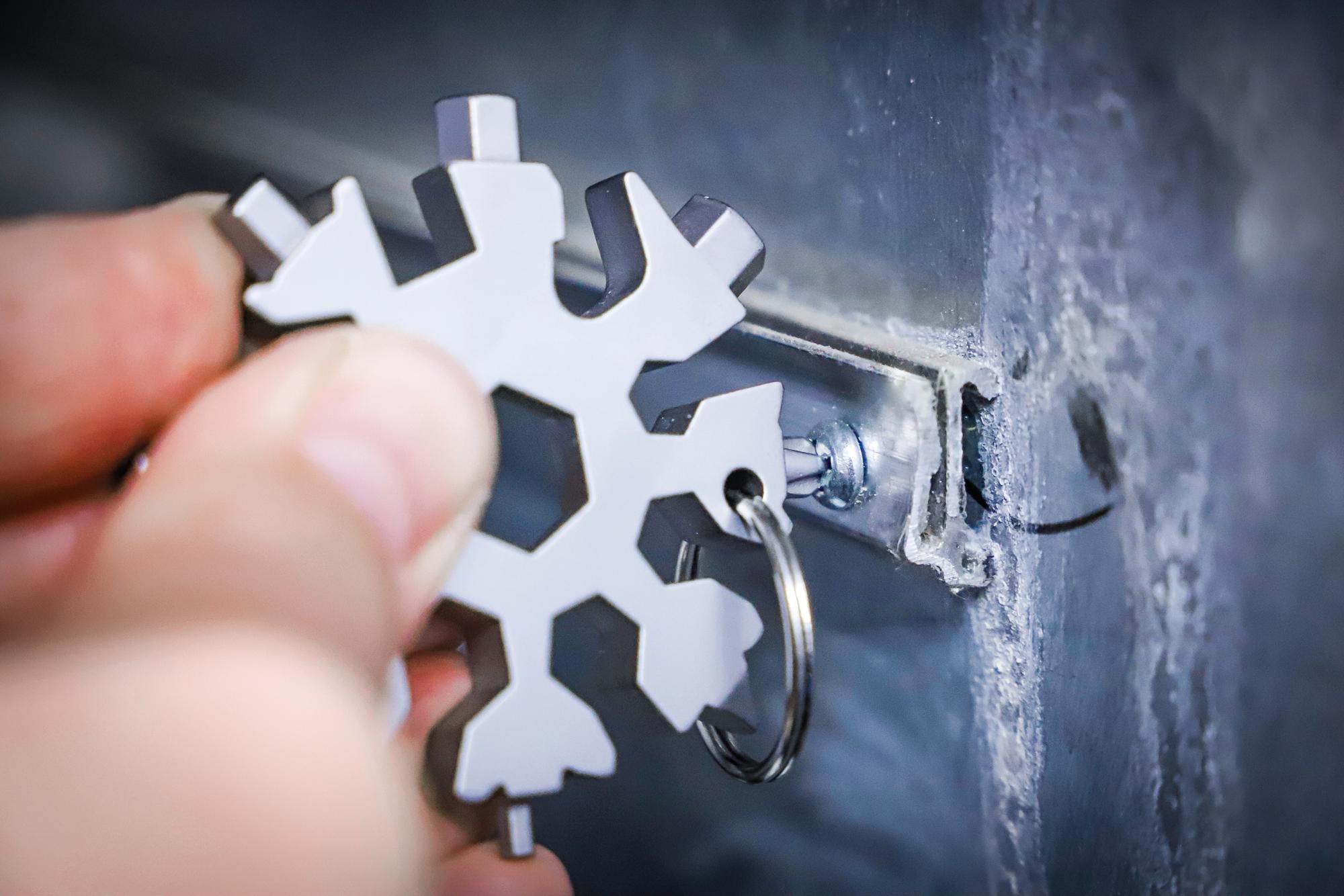 Daudzfunkcionālais rīks | Sniegpārsla | 18-in-1 | Nerūsējošais tērauds (85880) - Image 11