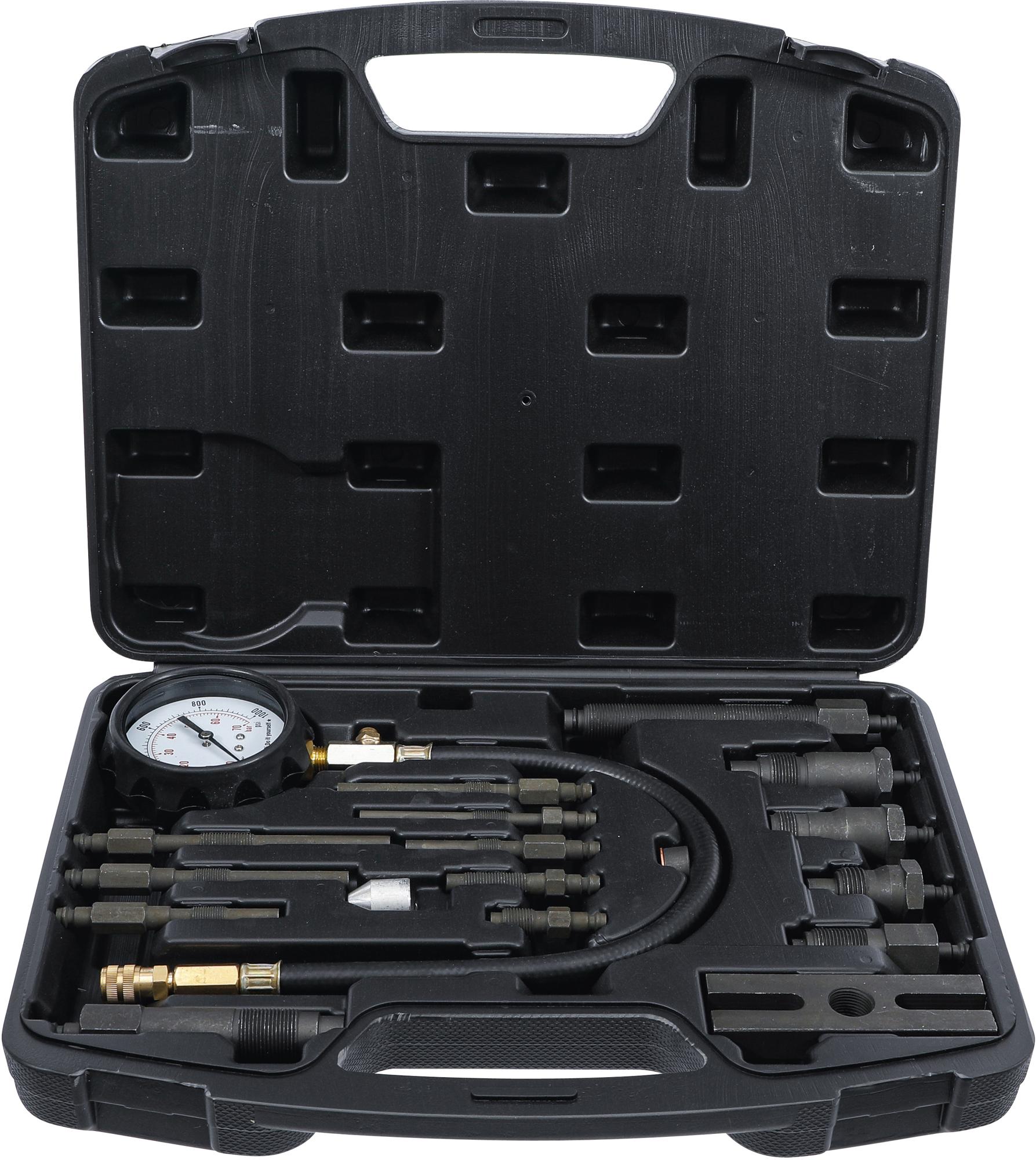 Dīzeļa kompresijas testeris ar adapteriem (62660)