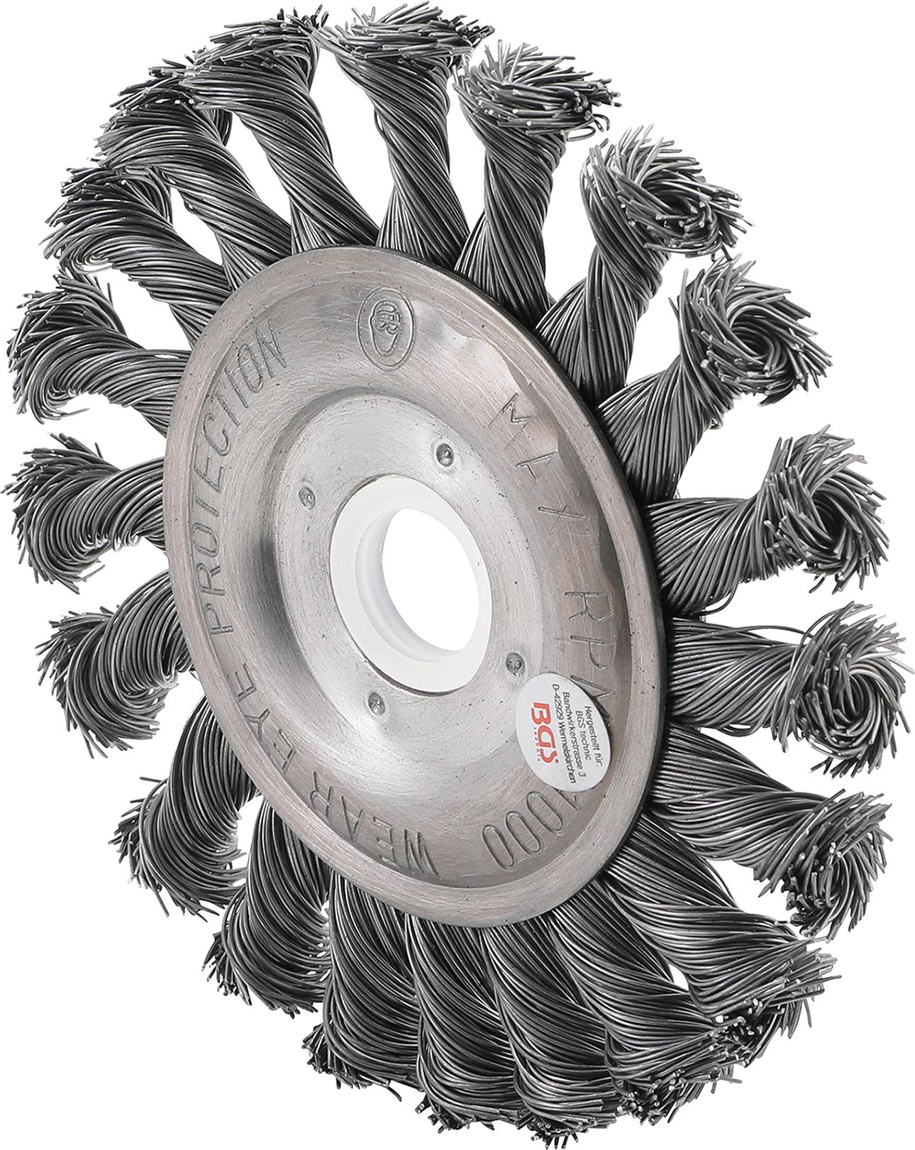 Diska tipa birste | liels tērauds | 115 mm (3985)