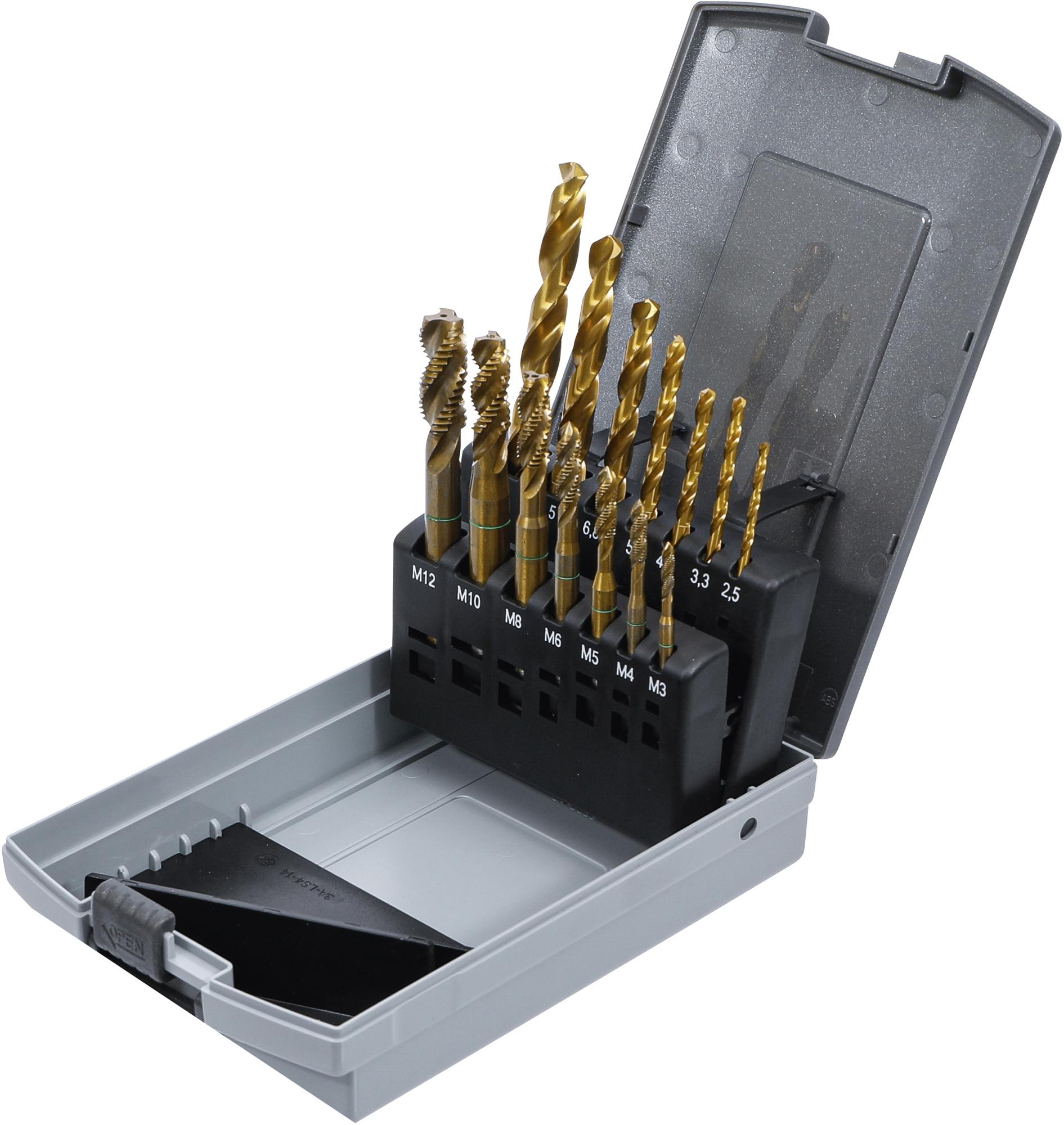 Urbju un tapu komplekts | Titāna nitrīds | 14 gab. (9296)