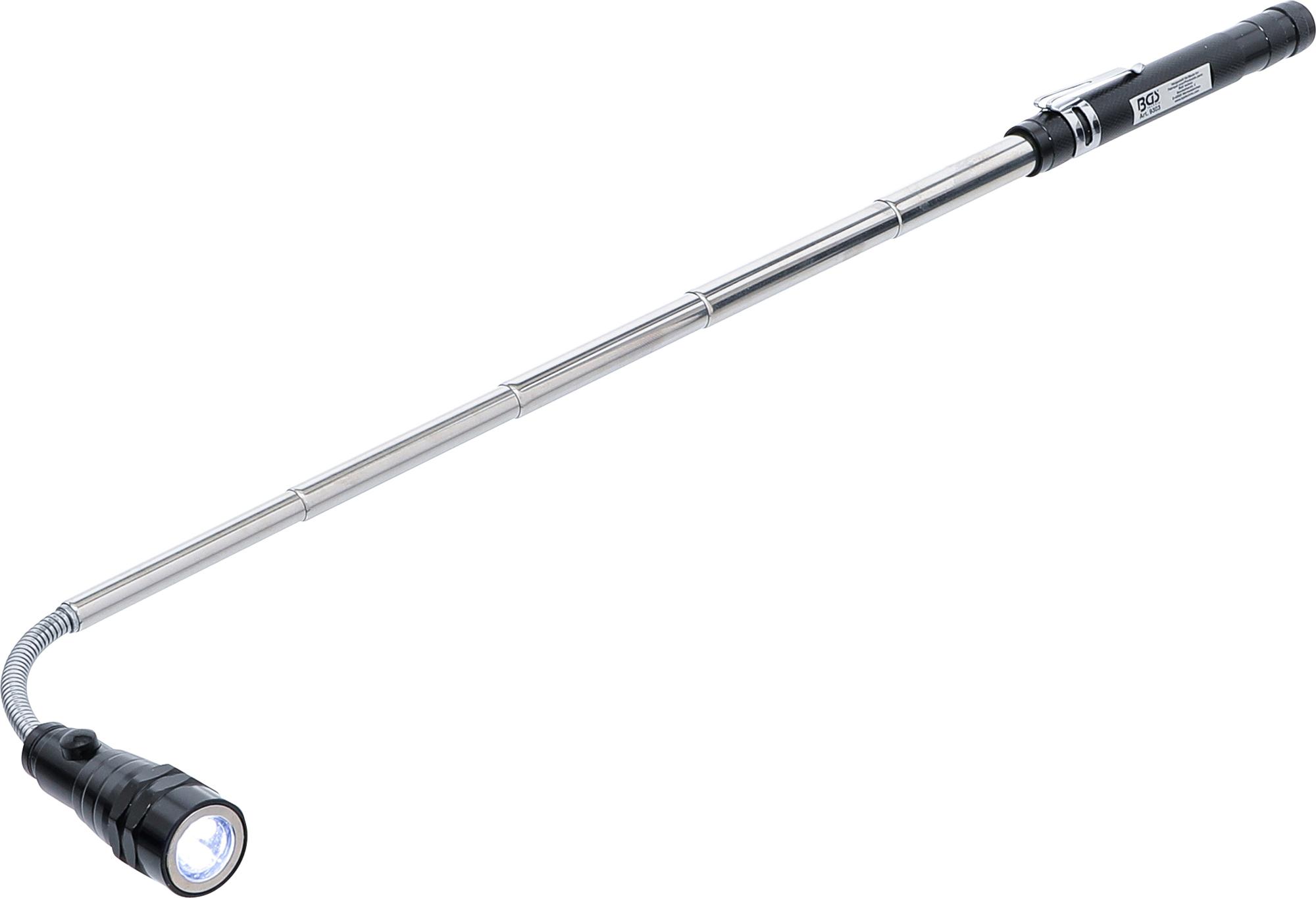 Izvelkams LED lukturītis ar magnētu | “2-IN-1” (9303)