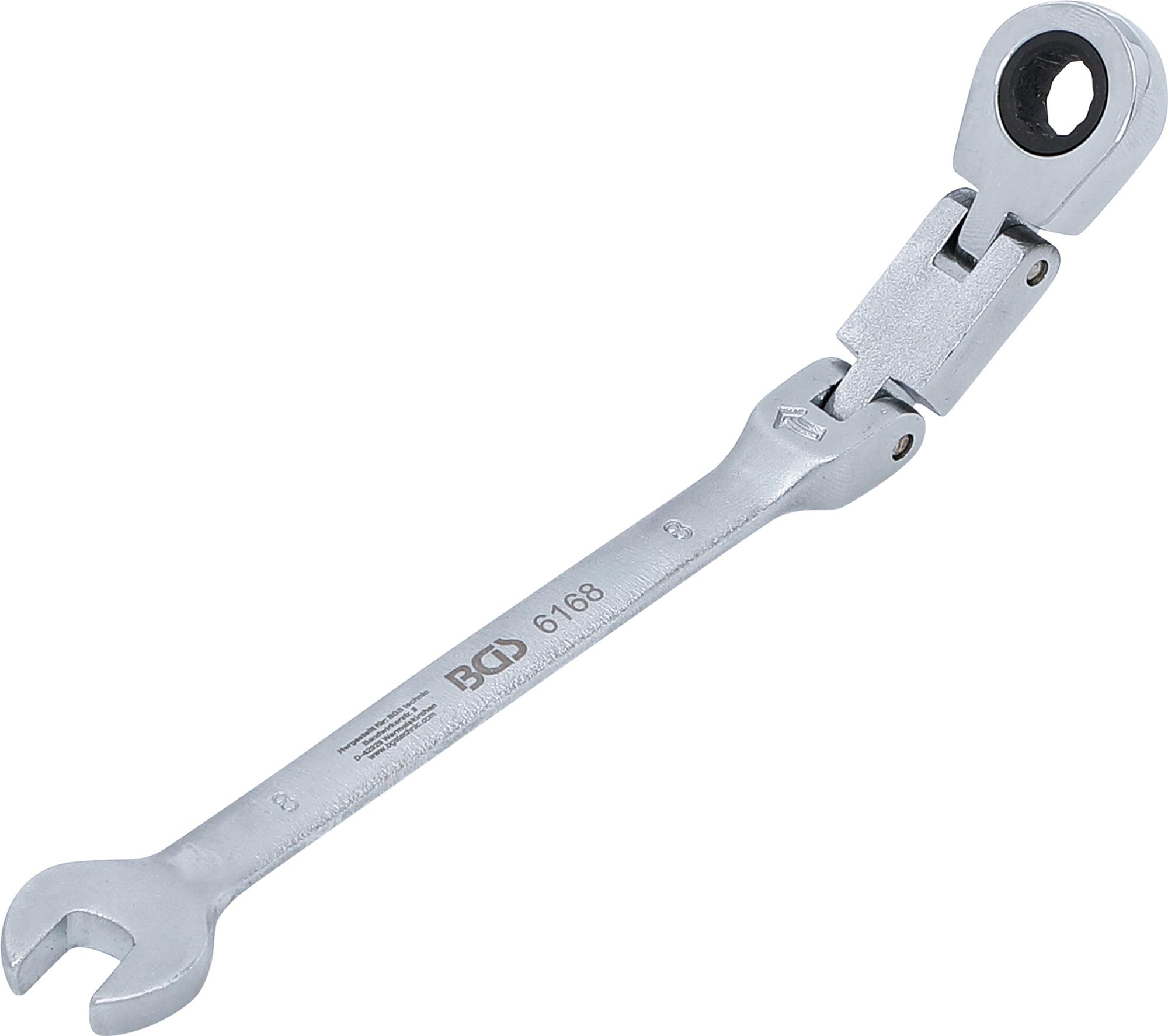 Divkārša savienojuma sprūdra kombinēto uzgriežņu atslēgu komplekts | regulējams | 8 mm (6168)