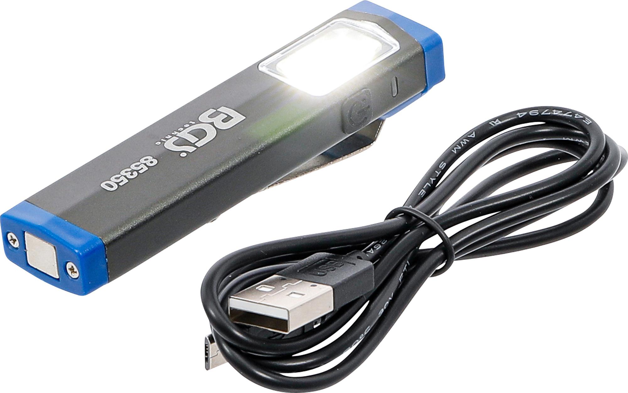 Mini rokas lampa | alumīnijs | COB LED (85350)