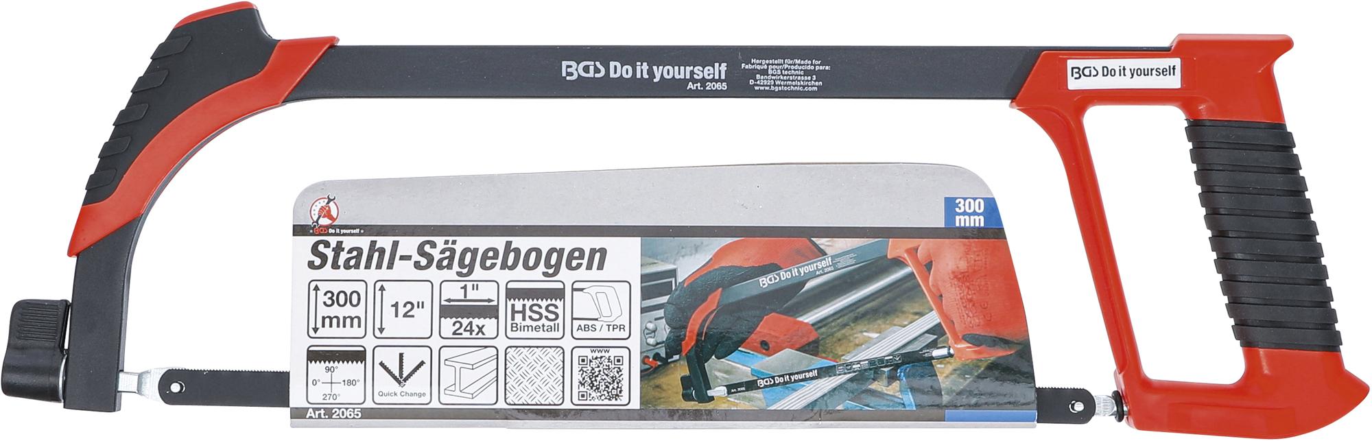 Metalzāģis | nerūsējošā tērauda rāmis | 300 mm (2065) - Image 4