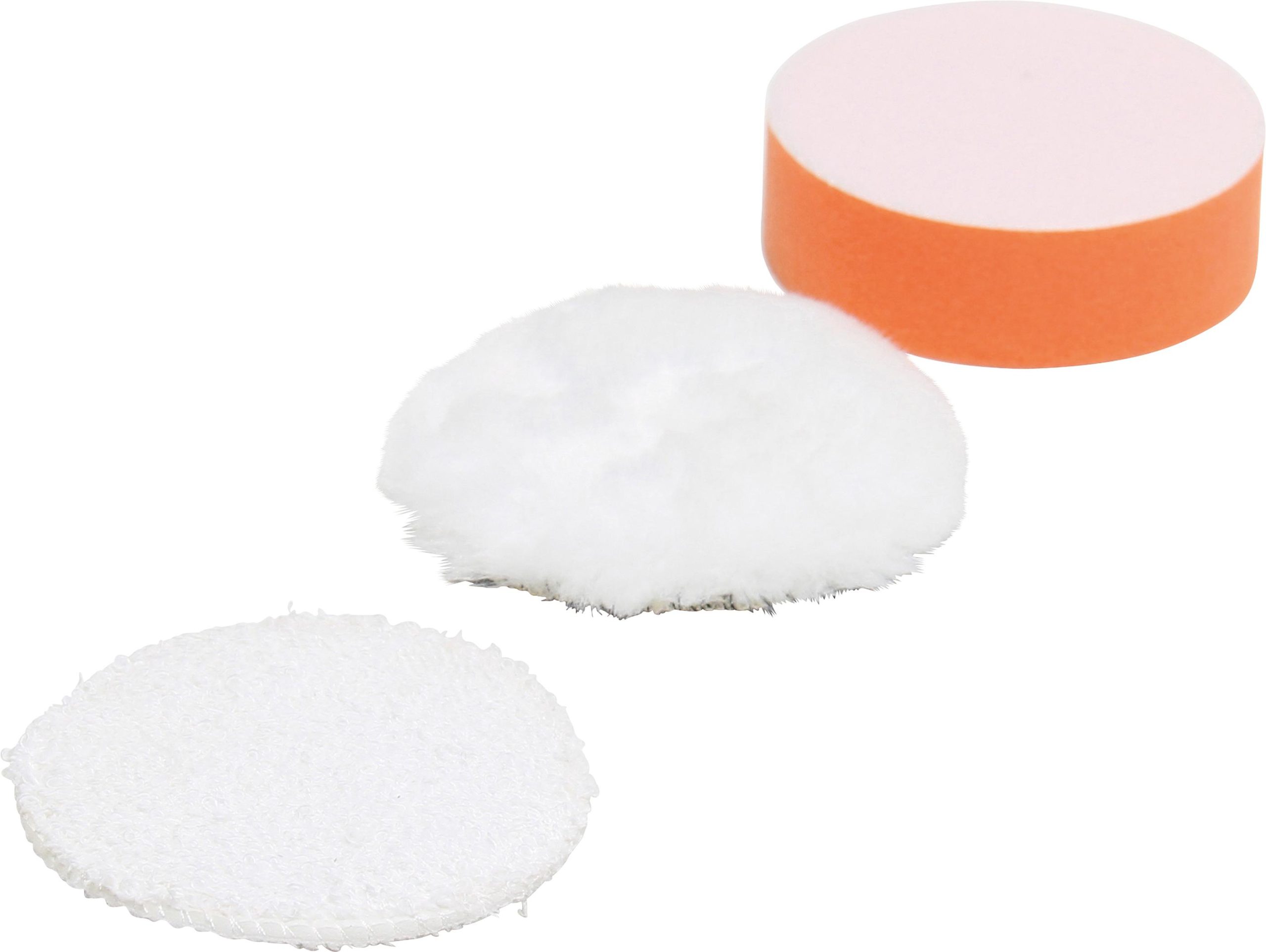 Pulēšanas spilventiņu komplekts | Ø 80 mm | 3 gab. | BGS 9259 (9259-6)