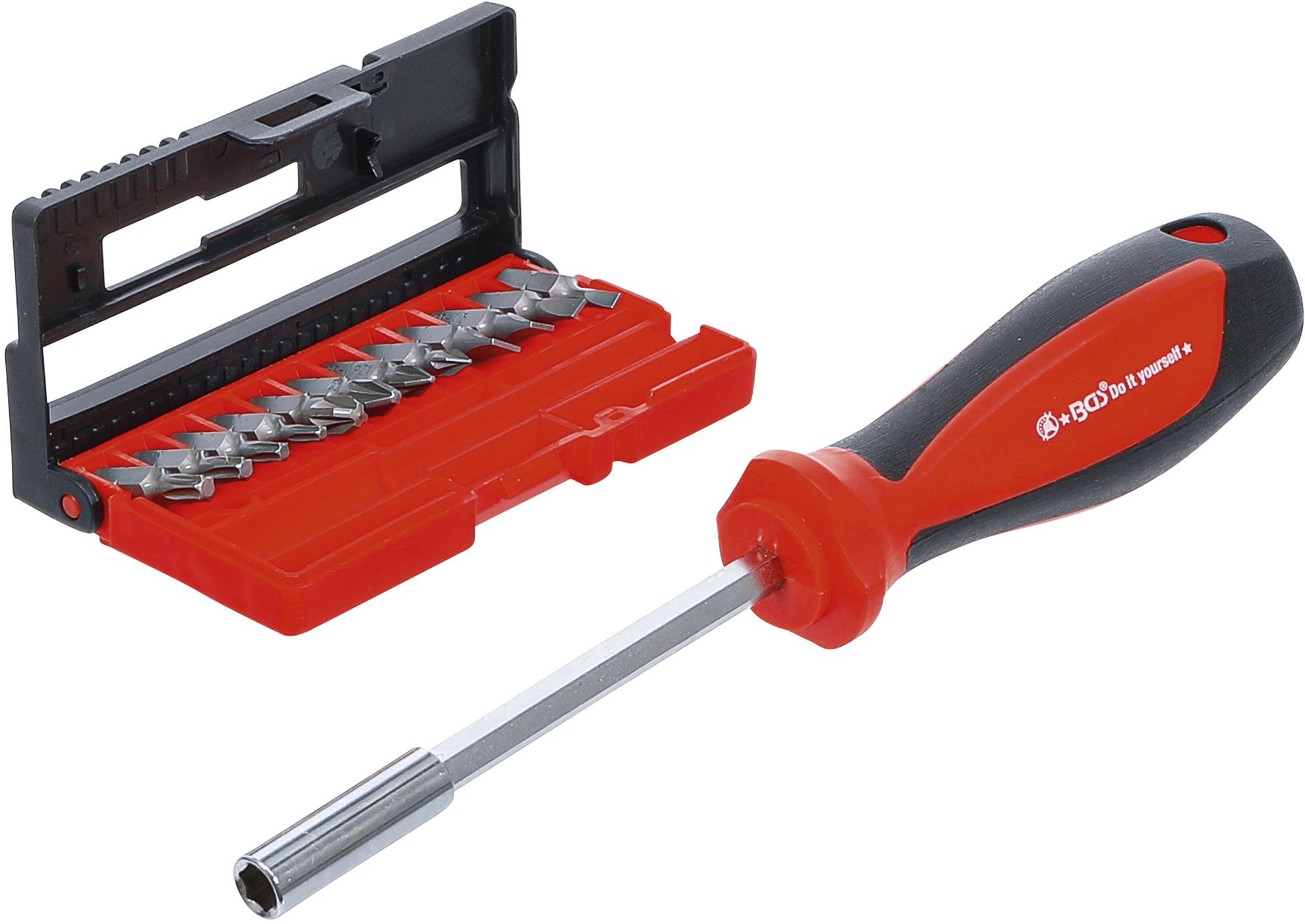 Precīzs uzgaļu komplekts ar rokturi | 13 gab. (35820)